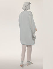 BEIGE DOBBY EMBROIDERED KURTI