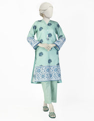 GREEN LAWN PRINTED 2PC STITCHED