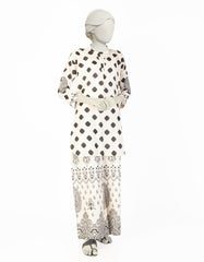 OFF WHITE LAWN EMBROIDERED 2PC STITCHED