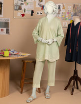 GREEN LAWN 2 PC STITCHED