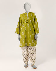 GREEN LAWN PRINTED 2PC STITCHED