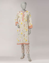 MULTICOLOR LAWN PRINTED UNSTITCHED 2PC