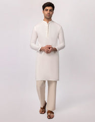 WHITE SEMI-FORMAL KURTA