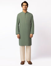 JADE GREEN SEMI-FORMAL KURTA