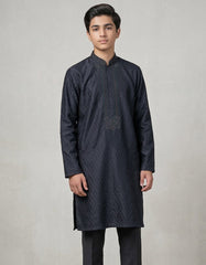 BLACK FORMAL KURTA