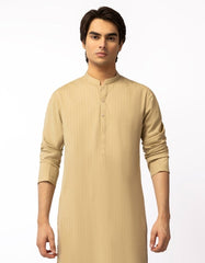 BEIGE CASUAL KURTA TROUSERS
