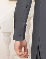GREY BLENDED SEMI-FORMAL KAMEEZ SHALWAR