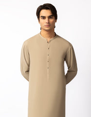BEIGE CASUAL KURTA TROUSERS