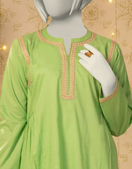 GREEN LAWN EMBROIDERED KURTI