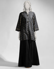 GREY LAWN PRINTED KURTI