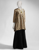 BEIGE LAWN PRINTED KURTI