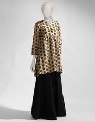 BEIGE LAWN PRINTED KURTI