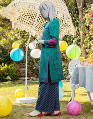 GREEN LAWN EMBROIDERED 2PC | JGK-S-JTST-25-402