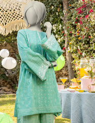 GREEN LAWN EMBROIDERED 2PC | JGK-S-JTST-25-405