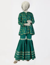 GREEN LAWN PASTE PRINTED 2PC STITCHED