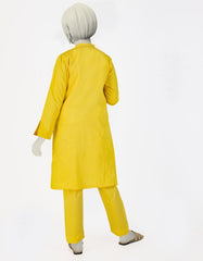 YELLOW LAWN DYED 2PC | JGK-S-JTST-25-476