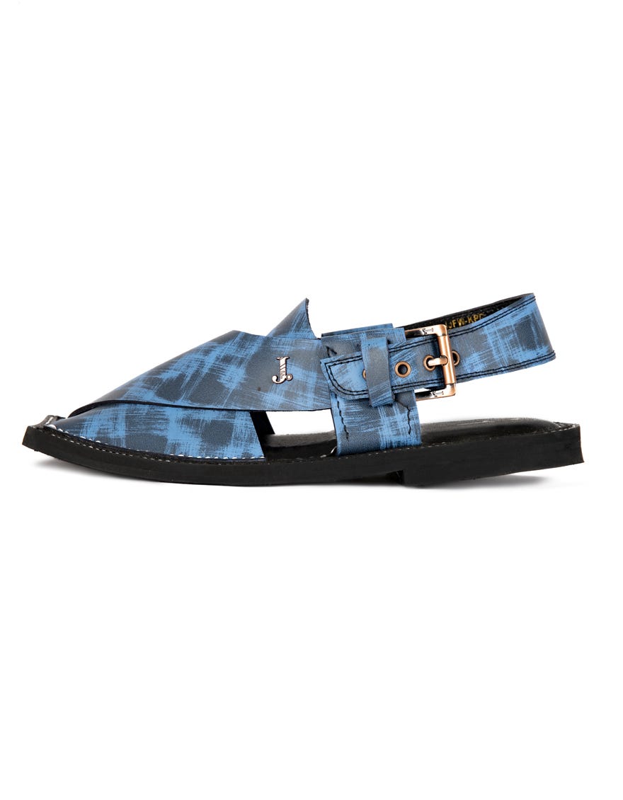 BLUE KIDS PESHAWRI CHAPPAL | JJFW-KPC-10041