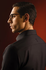 LOS ANGELES - BLACK BLENDED KAMEEZ SHALWAR
