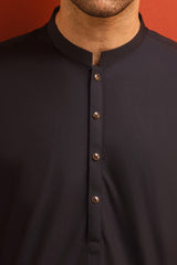 MEXICO - DEEP NAVY COTTON KAMEEZ SHALWAR