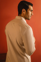 MILAN - SAND COTTON KAMEEZ SHALWAR