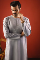 MOSCOW - GREY BLENDED KURTA TROUSER