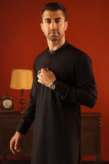 TOKYO - BLACK BLENDED KAMEEZ SHALWAR