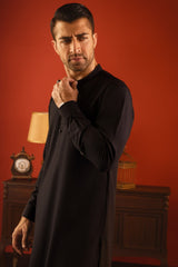 TOKYO - BLACK BLENDED KAMEEZ SHALWAR