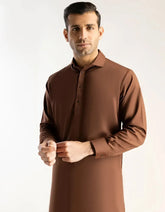 BROWN CASUAL KAMEEZ SHALWAR