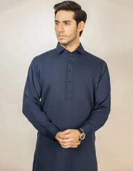 NAVY BLUE CASUAL KAMEEZ SHALWAR