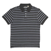 POLO (MEN) - GREY WITH WHITE LINES