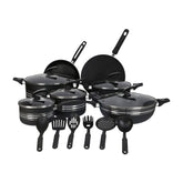 Non-Stick Marble Coating 21 Piece Cooking Set