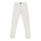 White Straight Cut Pants (Women)