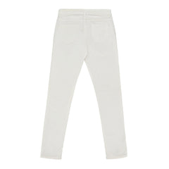 White Straight Cut Pants (Women)