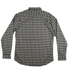 CASUAL SHIRT (MEN) - WHITE & BLACK CHECKS WITH FRONT POCKET