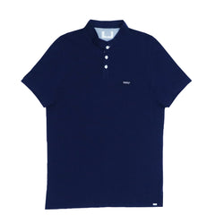 POLO MEN - NAVY BLUE BAND COLLAR