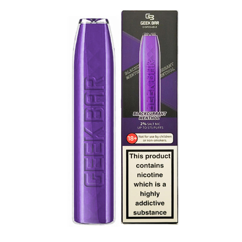 GEEK BAR BLACKCURRANT MENTHOL DISPOSABLE VAPE