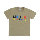 BOYS T- SHIRT SUNSHINE-MUD BROWN