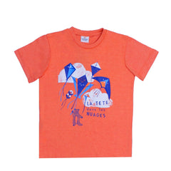 BOYS T- SHIRT KITES - PEACH