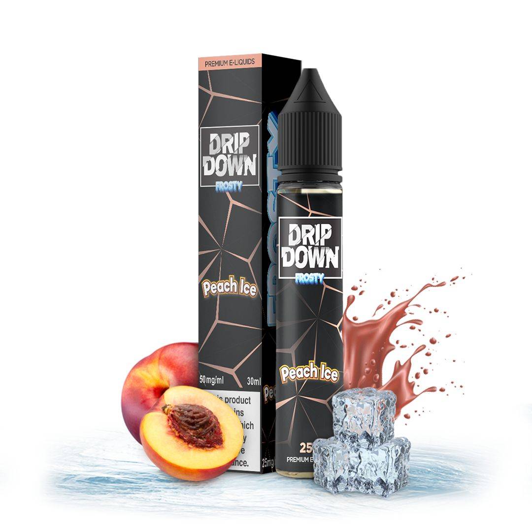 DRIP DOWN FROSTY PEACH ICE 30ML E-LIQUID