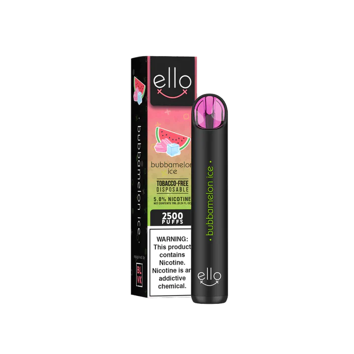 BLVK ELLO BUBBAMELON ICE DISPOSABLE VAPE