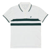 POLO (MEN) - GREEN & WHITE