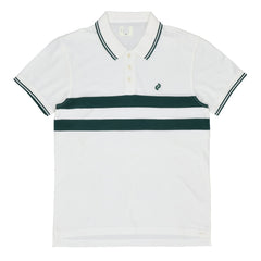 POLO (MEN) - GREEN & WHITE