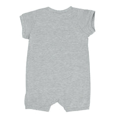 Baby Romper - Heather Grey (with Lion Print)