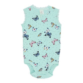 Baby Romper Sea Green With Butterfly