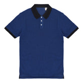 POLO Blue with Black Collar