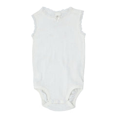 BABY ROMPER White with Lace