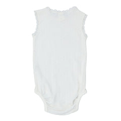 BABY ROMPER White with Lace