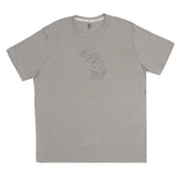 ROUND NECK (MEN) - LIGHT MUD BROWN WITH GREY PRINT