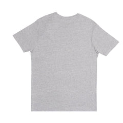 ROUND NECK (MEN) - GREY WITH BLACK PRINT (RUN)