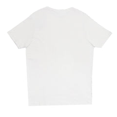 ROUND NECK (MEN) - OFF WHITE WITH BLACK PRINT